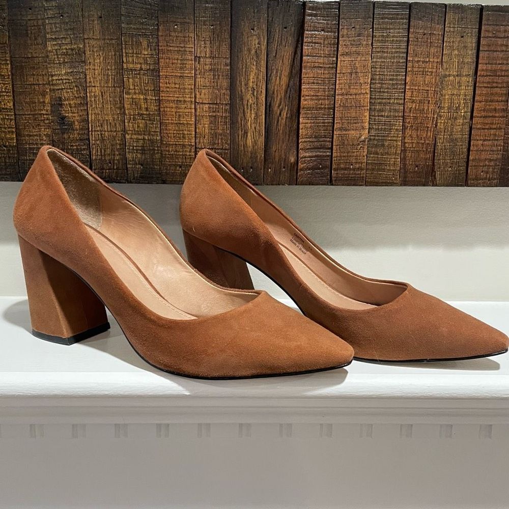 BOTKIER - Tabitha Pumps Heels Brown Suede 9.5